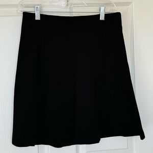 Loft Black Flare Skirt
